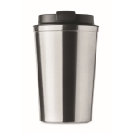 Mug isotherme inox personnalisable anti-fuite 350ml Elegant couleur argenté mat deuxième vue