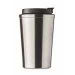 Mug isotherme inox personnalisable anti-fuite 350ml Elegant couleur argenté mat quatrième vue
