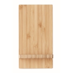 Support pratique en bambou pour chargeur sans fil rapide Support couleur bois huitième vue