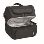 Grand sac isotherme personnalisé avec boîte à lunch LunchBox Premium couleur noir quatrième vue
