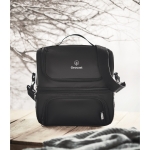 Grand sac isotherme personnalisé avec boîte à lunch LunchBox Premium couleur noir vue d'ambiance principale
