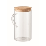 Carafe en verre avec couvercle en liège Crystal Water/Juice couleur transparent sixième vue