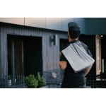 Sac personnalisé en tissu polyester 190D réfléchissant Flash couleur argenté mat cinquième vue d'ambiance