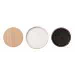 Bougie allongée à la vanille dans un récipient en verre Scented couleur noir quatrième vue