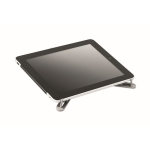 Support pour PC portable pliant en aluminium avec pads Tristand couleur argenté mat deuxième vue