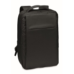 Sacs à dos pour ordinateur de 16´´ recyclés avec USB Power RPET couleur noir