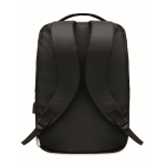 Sacs à dos pour ordinateur de 16´´ recyclés avec USB Power RPET couleur noir septième vue