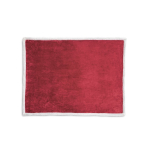 Couverture en polaire réversible 225 g/m² Sankt Moritz couleur bordeaux