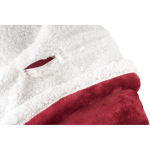 Couverture en polaire réversible 225 g/m² Sankt Moritz couleur bordeaux