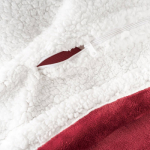 Couverture en polaire réversible 225 g/m² Sankt Moritz couleur bordeaux