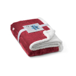 Couverture en polaire réversible 225 g/m² Sankt Moritz couleur bordeaux