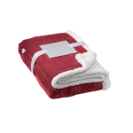 Couverture en polaire réversible 225 g/m² Sankt Moritz couleur bordeaux