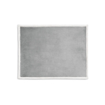 Couverture en polaire réversible 225 g/m² Sankt Moritz couleur gris