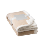 Couverture en polaire réversible 225 g/m² Sankt Moritz couleur beige