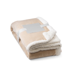 Couverture en polaire réversible 225 g/m² Sankt Moritz couleur beige