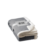 Couverture en polaire réversible 225 g/m² Sankt Moritz avec zone d'impression