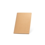 Carnet recyclé avec couverture en carton A5 feuilles lisses EcoStiched couleur naturel