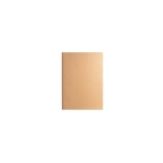Blocs-notes recyclés en carton A6 avec feuilles lisses Eco Stiched couleur naturel première vue