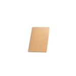 Blocs-notes recyclés en carton A6 avec feuilles lisses Eco Stiched couleur naturel