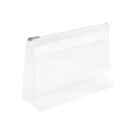 Sac de voyage pratique en plastique avec fermeture éclair Zipper couleur blanc