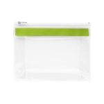 Sac de voyage pratique en plastique avec fermeture éclair Zipper couleur vert clair première vue