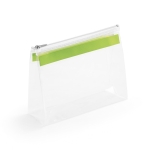 Sac de voyage pratique en plastique avec fermeture éclair Zipper couleur vert clair