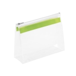 Sac de voyage pratique en plastique avec fermeture éclair Zipper couleur vert clair