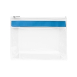 Sac de voyage pratique en plastique avec fermeture éclair Zipper couleur bleu ciel première vue