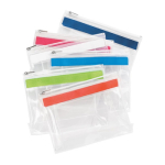 Sac de voyage pratique en plastique avec fermeture éclair Zipper avec zone d'impression