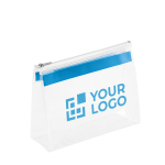 Sac de voyage pratique en plastique avec fermeture éclair Zipper avec zone d'impression