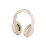 Casque audio personnalisable pliable sans fil 5.0 en fibre de blé Fold couleur naturel