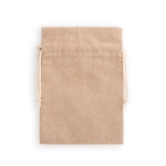 Sac cadeau en coton recyclé 140 g/m2 Gift Recycled couleur naturel première vue