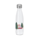 Gourde thermiques personnalisées en acier avec image 510 ml Ice Sublim couleur blanc image avec logo
