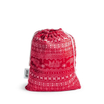 Plaid de Noël personnalisable avec finition velours 240 g/m² Norway avec zone d'impression