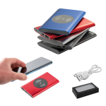 Chargeur sans fil et batterie externe de 4.000 mAh Powercard Chargepad diverses couleurs