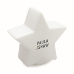 Étoile lumineuse en plastique promotionnelle décoration de Noël Star couleur blanc quatrième vue prinicipale