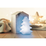 Sapin de Noël lumineux décoratif en plastique avec couleurs Tree couleur blanc