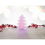 Sapin de Noël lumineux décoratif en plastique avec couleurs Tree couleur blanc quatrième vue d'ambiance