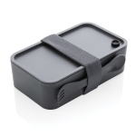 Lunch box avec séparateur et couverts à personnaliser 1,2L Carry couleur gris graphite