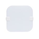 Lunch box carré en plastique avec fermeture en silicone 2,4 L Breaky couleur blanc sixième vue