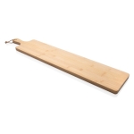 Planche à découper promotionnelle allongée pour servir Lanky couleur bois