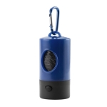Distributeur de sacs pour chien avec mousqueton et LED Colors Muller couleur bleu