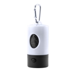Distributeur de sacs pour chien avec mousqueton et LED Colors Muller couleur blanc