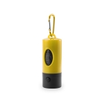 Distributeur de sacs pour chien avec mousqueton et LED Colors Muller couleur jaune première vue