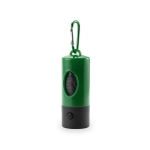 Distributeur de sacs pour chien avec mousqueton et LED Colors Muller couleur vert première vue
