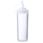 Bouteille distributrice de liquides pour animaux avec logo Buddy couleur blanc première vue