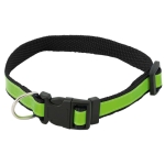 Collier réfléchissant publicitaire pour animaux de compagnie DogFluor couleur noir