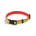 Collier réfléchissant publicitaire pour animaux de compagnie DogFluor couleur rouge première vue