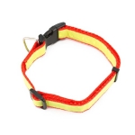 Collier réfléchissant publicitaire pour animaux de compagnie DogFluor couleur rouge troisième vue