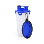 Set de voyage nourriture et eau pour animaux de compagnie TakeAway couleur bleu première vue
